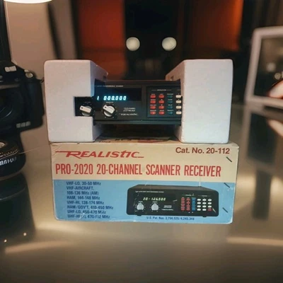 Beautiful Open Box Vintage Realistic Pro-2020 Scanner w/ Manual/FREE SHIPPING  - Image 1 of 4