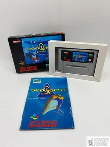 🔥 Sea Quest DSV • Super Nintendo SNES • Estado muy bueno • CIB • EMBALAJE ORIGINAL🔥 - Imagen 1 de 12