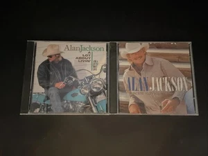 Alan Jackson (2) CDs A Lot About Living, Greatest Hits V2 With Case And Art - Picture 1 of 6