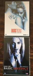 BASIC INSTINCT 1 & 2 ... DOUGLAS, STONE ... VERSION LONGUE NON CENSUREE ... DVD - Picture 1 of 4