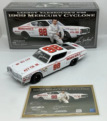 1969  1/24 #98 Leeroy Yarbrough “Winebarger Motor Co” AUTOGRAPHED Mercury Cylone - Image 1 of 4