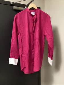 ChurchWear by Murphy 15-32/33 Herren Hemd weiß Bündchen rosa Klerus - Bild 1 von 3