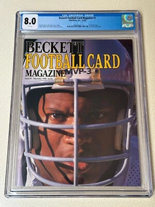 Beckett Football Magazine #1 (1989) CGC 8.0 White – Bo Jackson/Dan Marino - Picture 1 of 2