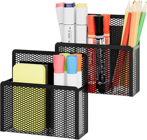 Magnetic Dry Erase Marker Holder, Mesh Pen Holder for Whiteboard,Magnet Pencil O - Picture 1 of 7