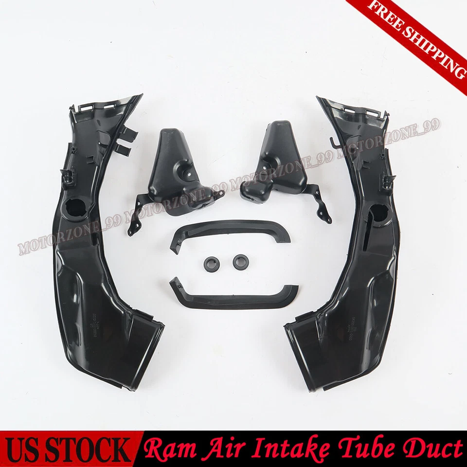 Black Ram Air Intake Tube Duct For Honda CBR 1000RR 2008-2011 CBR 1000 RR 08-11 Foto 1 de 4