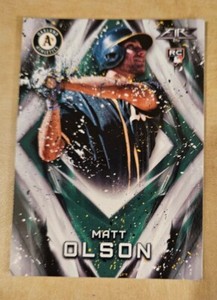 2017 Topps Fire #3 - Matt Olson RC - HOMERUN 🔥