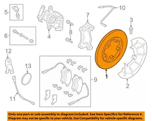 FORD OEM 15-20 Transit-150 Rear Suspension Brake Components-Rotor CK4Z2C026C - Foto 1 di 2