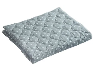 NEU: Babyfrücht Krabbeldecke rutschfest - BLP: Sterne grau 100x100cm - Bild 1 von 4