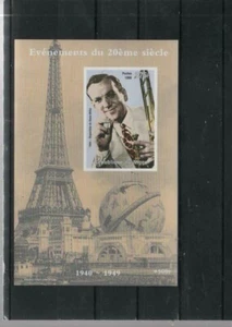 Glenn Miller Prominente des 20 Jahrhunderts Block Geschnitten Republik Niger - Picture 1 of 1
