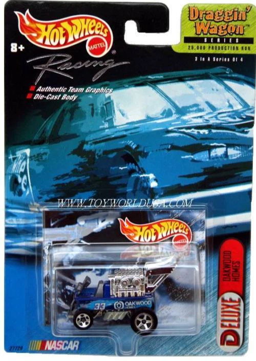 Hot Wheels Racing Draggin' Wagon #33 Joe Nemechek Oakwood Homes  Foto 1 de 1