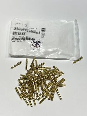 66 x Harting R15-BU-C Female Turned Contact 18AWG 1mm2 09150006222 - Image 1 of 3