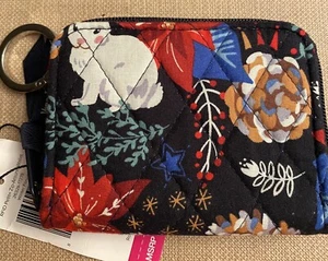 Portafoglio Vera Bradley RFID Petite con cerniera foresta invernale - Foto 1 di 8
