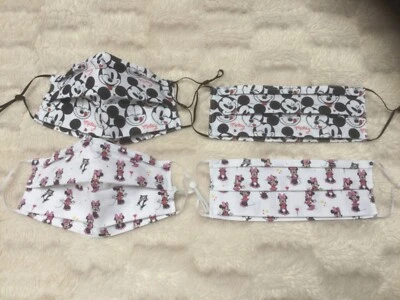 1 pz Disney Topolino O Minnie ADULTO Maschere Viso Tasca Filtro,Filo Naso Regolabile - Immagine 1 di 4