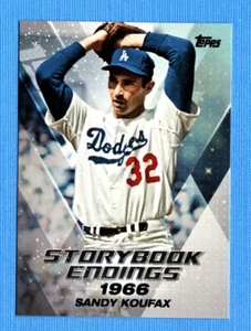 Aggiornamento Topps 2018 Storybook Endings #SE3 Sandy Koufax Dodgers - Foto 1 di 1