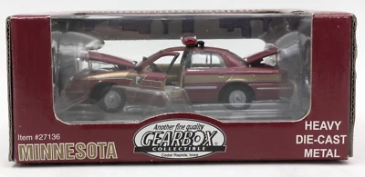 Gearbox 2000 Ford Crown Victoria Interceptor Minnesota State Police Car #27136 - Image 1 of 4