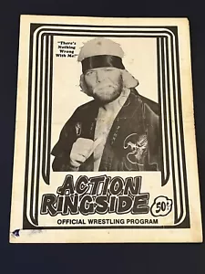 RARE Championship Memphis Wrestling Program Jerry Lawler Jimmy Valiant Card 44 x - Picture 1 of 9