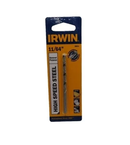 Irwin Allzweck 11/64 Zoll Schnellarbeitsstahl Jobber Länge Bohrereinsatz 60511 - Bild 1 von 5