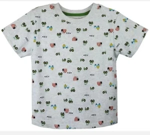 NEW John Deere Gray Farm Print Toddler T-Shirt Size 4T - Picture 1 of 4