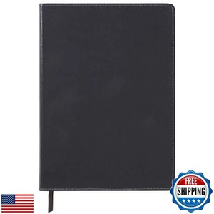 C.R. Gibson Black Professional Leather Journal Notebook, 6" W x 8.5" L, 240 P - Picture 1 of 3