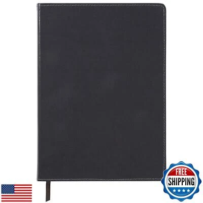 C.R. Gibson Black Professional Leather Journal Notebook, 6" W x 8.5" L, 240 P - Image 1 of 3
