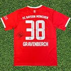 RYAN GRAVENBERCH SIGNED FC BAYERN MUNCHEN 2022/23 HOME SHIRT 2