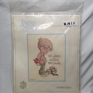 Vintage New Old Stock Counted Cross Stitch Kit Precious Moments 1979 - Picture 1 of 3