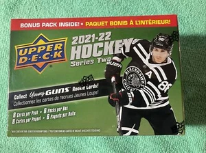 2021/22 UPPER DECK Hockey SER 2 BLASTER BOX Factory SEALD NHL - Picture 1 of 6