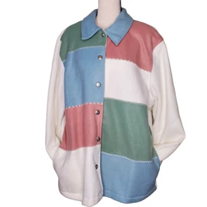 ALFRED DUNNER WOMAN'S COLORFULL JACKET SZ XL (16-18) - Picture 1 of 9