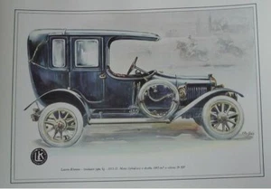 Laurin Klement 1913 Type Sg Car Vladimir Bidlo Skoda Printed Illustration  - Picture 1 of 2