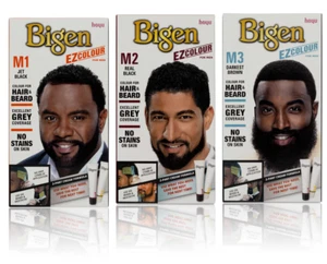 Bigen EZ color para hombre cabello y barba negro azabache | negro real | marrón más oscuro - Imagen 1 de 4
