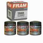3 pc FRAM Tough Guard TG10060 Engine Oil Filters for T40153 PF495 83163-A oc