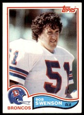 1982 Topps Bob Swenson Denver Broncos #87