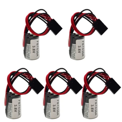 5 pcs FBT030A FUJI NB2 PLC Battery ER3V/3.6V 1200mAh Non-rechargeable - Image 1 of 4