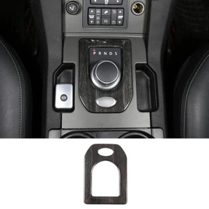 ABS Wood Grain Shift Gear Panel Cover Trim For 13-16 Land Rover Discovery 4 LR4 - Picture 1 of 12