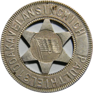 Lansing Michigan Paul Thiel Oak Ave Telephone Token (0626) - Picture 1 of 2