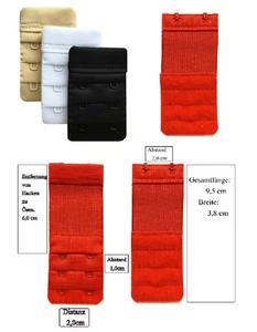 Sujetador Extensión Extensión Cierre 3 x 2 Ganchos 10 x 3,6 cm- 42013 - Imagen 1 de 5