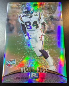 1998 Topps Finest - RANDY MOSS Vikings JUMBO 5 x 7 Rookie Refractor SP (RC) - Picture 1 of 2