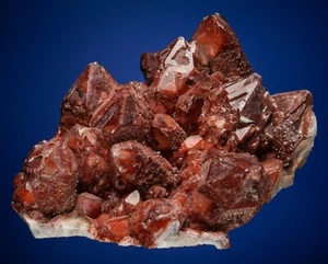 Cuarzo con inclusiones de hematita lagos de pluma roja, Larimer Co, Colorado 2210-058 - Imagen 1 de 4