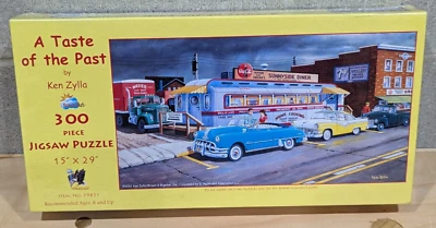NOS Sealed SunsOut 300 Piece Jigsaw Puzzle - Ken Zylla - A Taste of the Past - Image 1 of 4