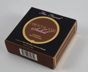 Neu Too Faced Chocolate Soleil Longwear matter Bronzer 0,28 Oz. natürliches Kakaopulver - Bild 1 von 7