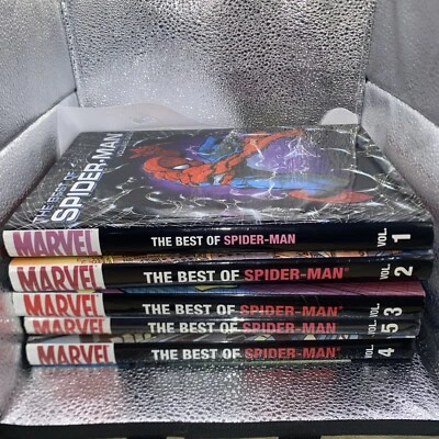 Best of Spider-Man Vol 1-5 HCDJ 2002-2006 Marvel Deluxe 1st Edition 1st Printing - Image 1 of 4