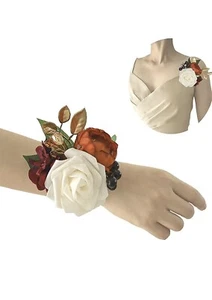 Lookin Set of 6 Bridesmaid Corsage for Wedding Flowers Shoulder Corsages - Picture 1 of 3