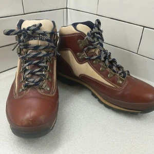 Timberland 56009 zweifarbig braun hellbraun Leder Chukka Stiefel Herren Größe 8,5M - Bild 1 von 11