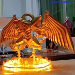 YU-GI-OH! The Winged Dragon of Ra PVC Figure Model W/ LightUp Base Toy Gift 28cm - Picture 1 of 12