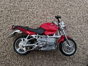 1/18 Maisto Atlas BMW R1100RS Rosso Pressofuso Motocicletta Moto Bicicletta - Foto 1 di 2