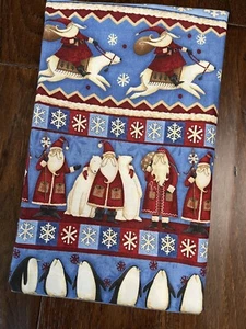 Arctic Holiday by Debbie Mumm SSI Fabric Border Stripe 1 1/2 Yards Vintage - Picture 1 of 5
