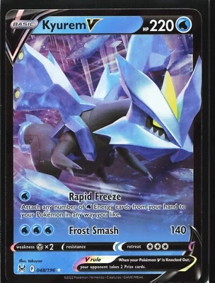 Pokemon Kyurem V #048/196 Lost Origin Ultra Rare Holo NM/Mint - Image 1 of 2