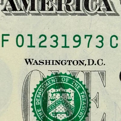 January 23rd 1973 Dollar Jan 23 1973 Birthday Gift Dollar Number Uncirculated $1 - Image 1 of 3