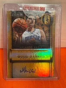 Nikola Vucevic 2013/14 Gold Standard Gold Strike On Card Auto #/299 Magic #49 - Picture 1 of 3