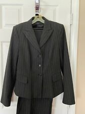 Womans Sisley Gray w/Pinstripes Mixed Size Pant Suit